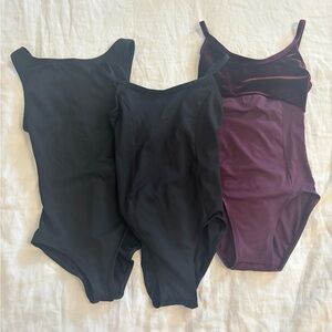 Bundle of 3 Ballet Leotards - Ainsliewear & Capezio - Girls Size XL & Women’s XS